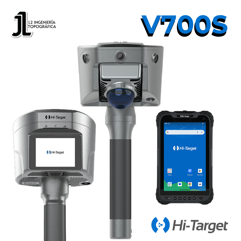 V700S integra tecnologías RTK y SLAM avanzadas para ofrecer una precisión centimétrica tanto en entornos abiertos como en áreas sin GNSS.